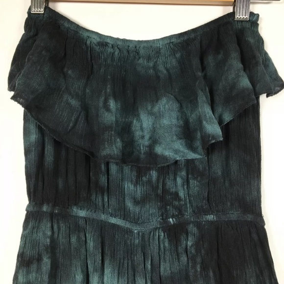 Anama Green Black Sleeveless Jumpsuit with pockets - Picture 3 of 6